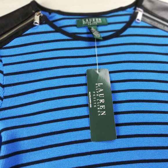 Blue and Black Ralph Lauren long sleeve top - Picture 3 of 9